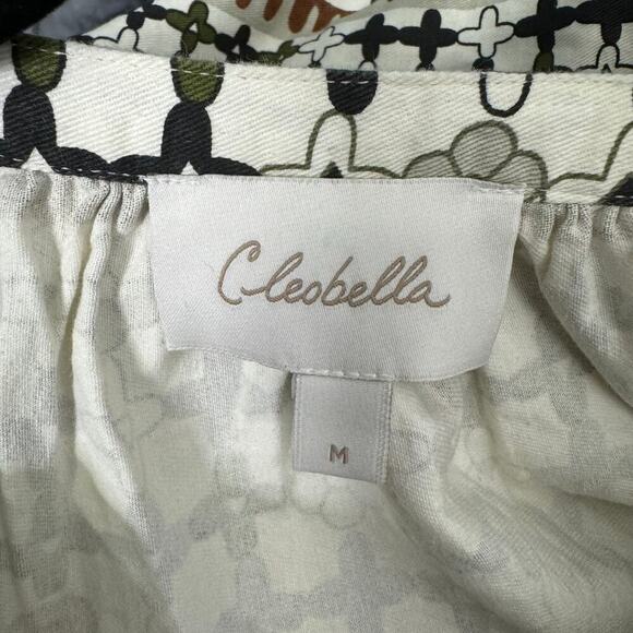 Cleobella Nadia Art Deco Print Organic Cotton Jumpsuit Size Medium - Picture 13 of 14